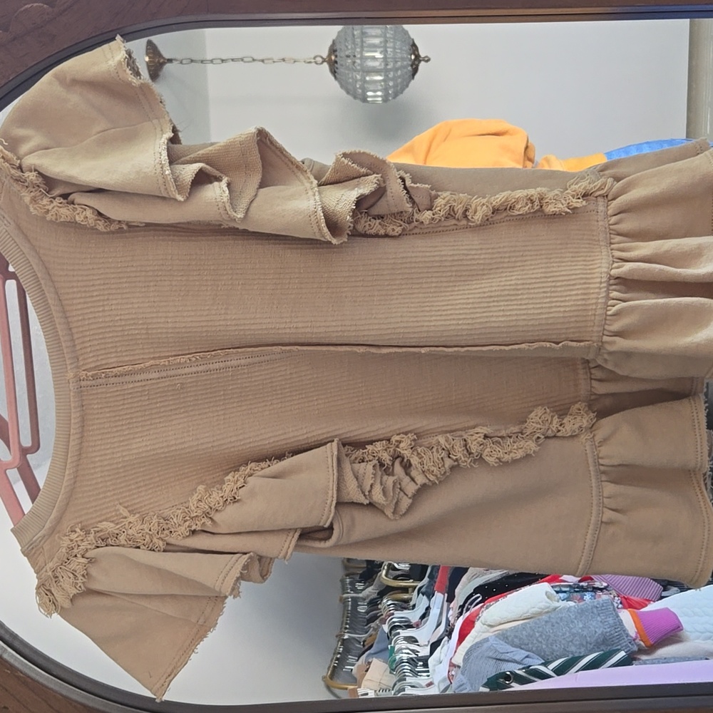 Anthropologie Ruffle Top - Picture 5 of 5